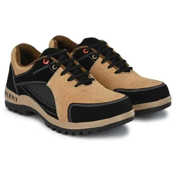 ArmaDuro AD1006 Suede Leather Steel Toe Tan Work Safety Shoes - Image 2
