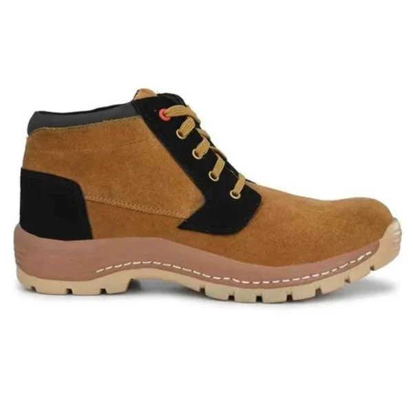 ArmaDuro AD1002 Suede Leather Steel Toe Tan Work Safety Shoes - Image 3