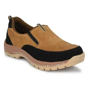 ArmaDuro AD1003 Suede Leather Steel Toe Tan Work Safety Shoes