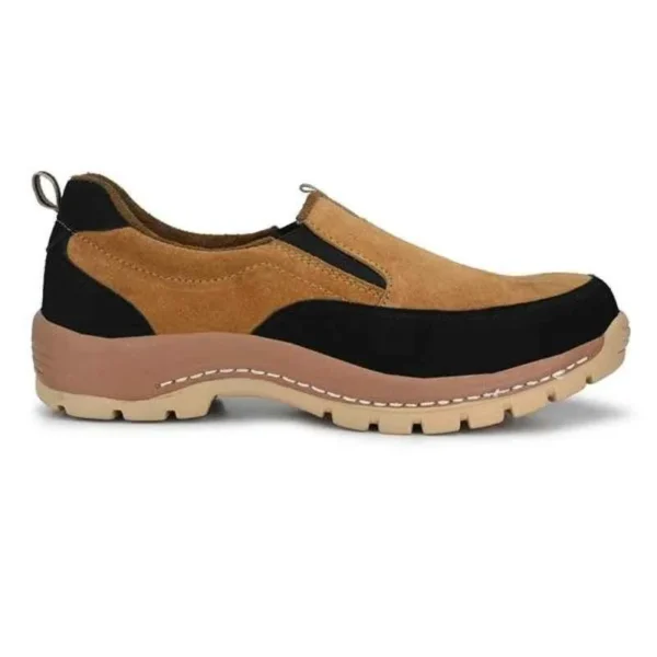ArmaDuro AD1003 Suede Leather Steel Toe Tan Work Safety Shoes - Image 3