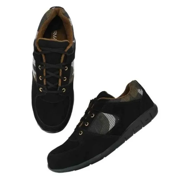 ArmaDuro AD1005 Suede Leather Steel Toe Black Work Safety Shoes - Image 5