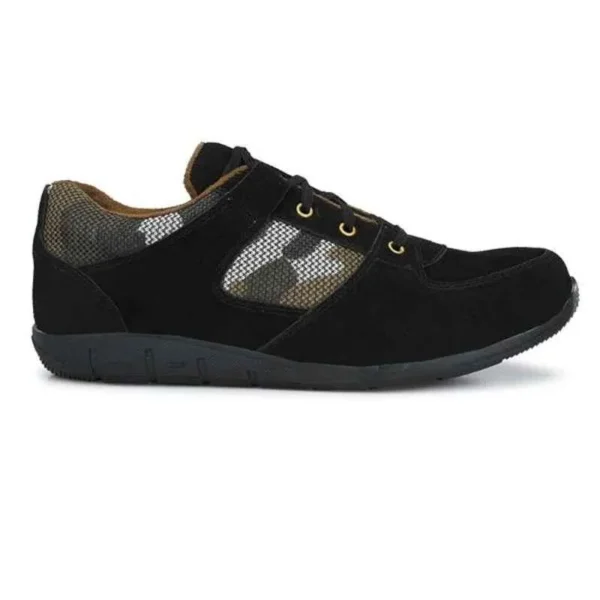 ArmaDuro AD1005 Suede Leather Steel Toe Black Work Safety Shoes - Image 3