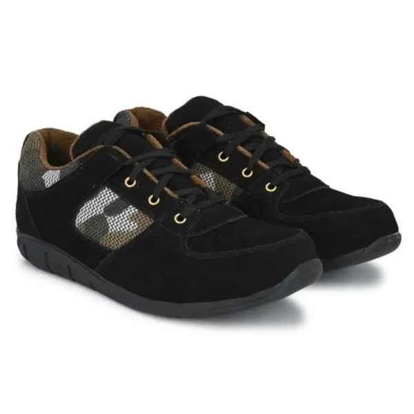 ArmaDuro AD1005 Suede Leather Steel Toe Black Work Safety Shoes - Image 2