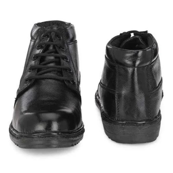 ArmaDuro AD1007 Leather Steel Toe Black Work Safety Shoes - Image 3