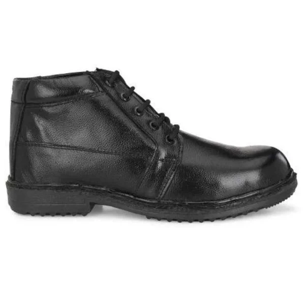 ArmaDuro AD1007 Leather Steel Toe Black Work Safety Shoes - Image 4