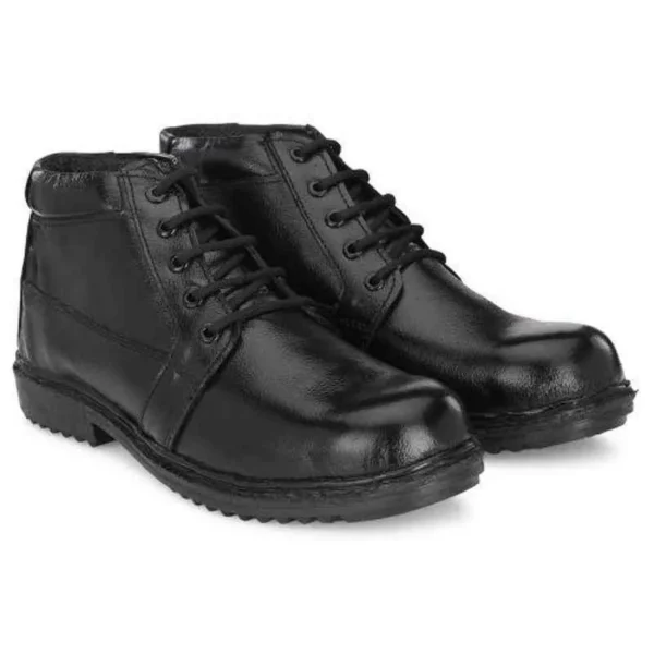ArmaDuro AD1007 Leather Steel Toe Black Work Safety Shoes - Image 5