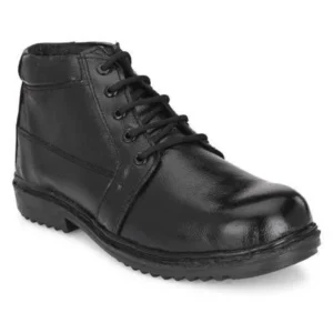 ArmaDuro AD1007 Leather Steel Toe Black Work Safety Shoes