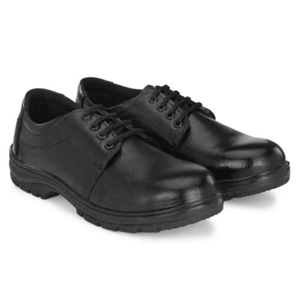ArmaDuro AD1009 Leather Steel Toe Black Work Safety Shoes - Image 5