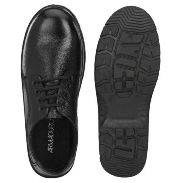 ArmaDuro AD1009 Leather Steel Toe Black Work Safety Shoes - Image 3
