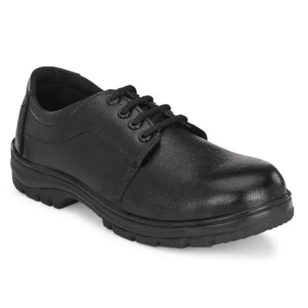 ArmaDuro AD1009 Leather Steel Toe Black Work Safety Shoes