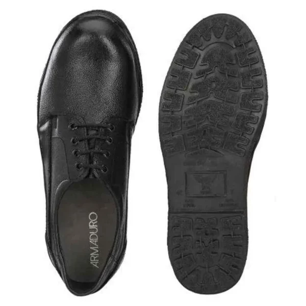 ArmaDuro AD1010 Leather Steel Toe Black Work Safety Shoes - Image 2