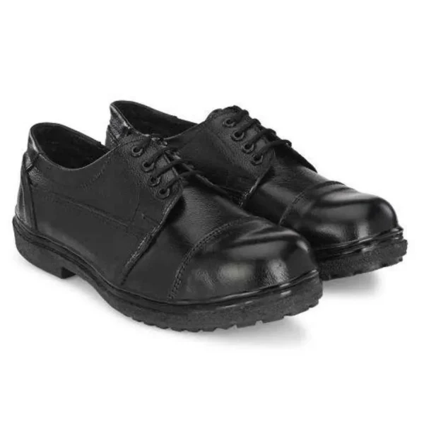 ArmaDuro AD1011 Leather Steel Toe Black Work Safety Shoes - Image 5