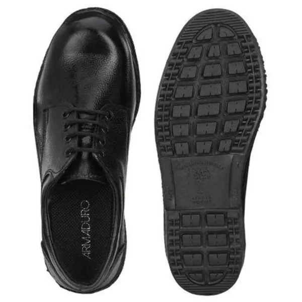 ArmaDuro AD1012 Leather Steel Toe Black Work Safety Shoes - Image 2