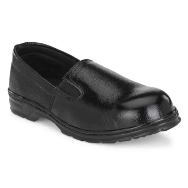 ArmaDuro AD1014 Leather Steel Toe Black Ladies Work Safety Shoes
