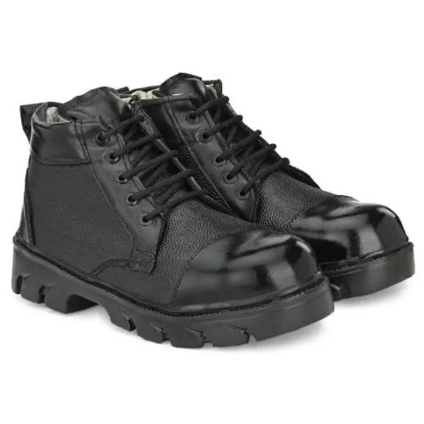 ArmaDuro AD1016 Leather Steel Toe Black Work Safety Shoes - Image 5