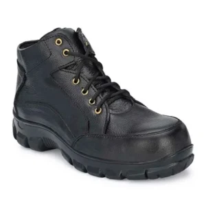 ArmaDuro AD1021 Leather Black Steel Toe Work Safety Shoes