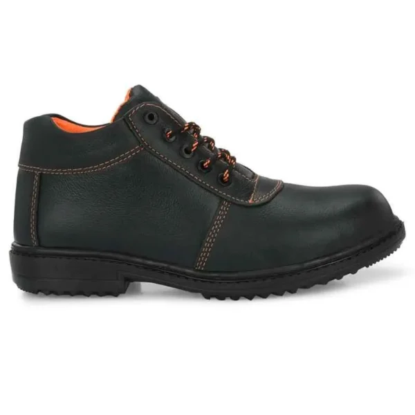 ArmaDuro AD1028 Black Leather Steel Toe Safety Shoes - Image 3