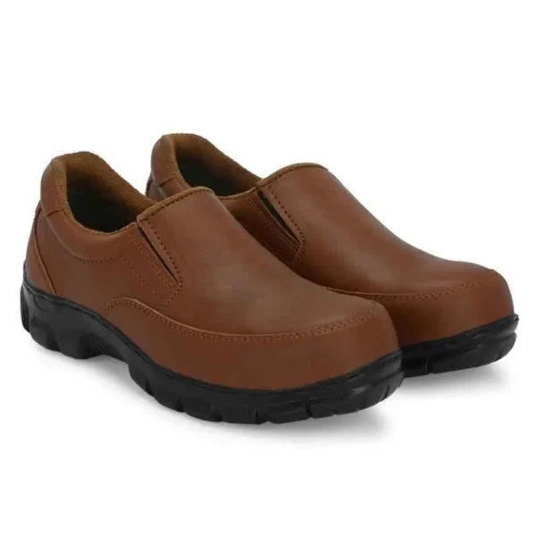 ArmaDuro AD1029 Tan Leather Steel Toe Safety Shoes - Image 4