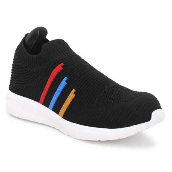 ArmaDuro Knitted Fabric Steel Toe Black Safety Shoes ADR_1032_BLACK
