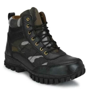 ArmaDuro AD1001 Leather Steel Toe Black Work Safety Shoes