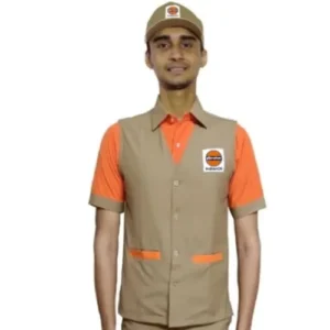 IOCL Petrol Pump Salesman Uniform Waistcoat