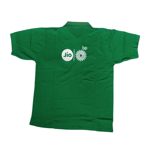 Jio Bp Petrol Pump Salesman Uniform T Shirt - Image 3