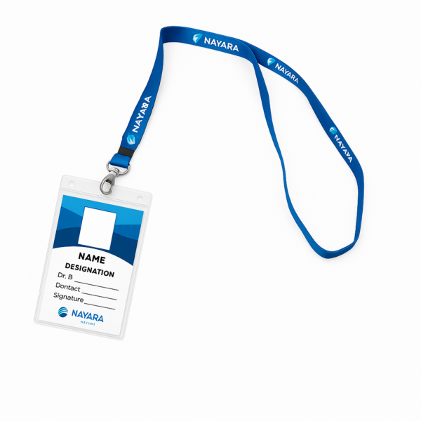 Nayara Energy Petrol Pump Uniform ID Card (Pack of 10)