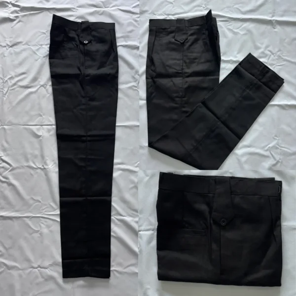 Security Uniform Black Matty Pant - Image 2