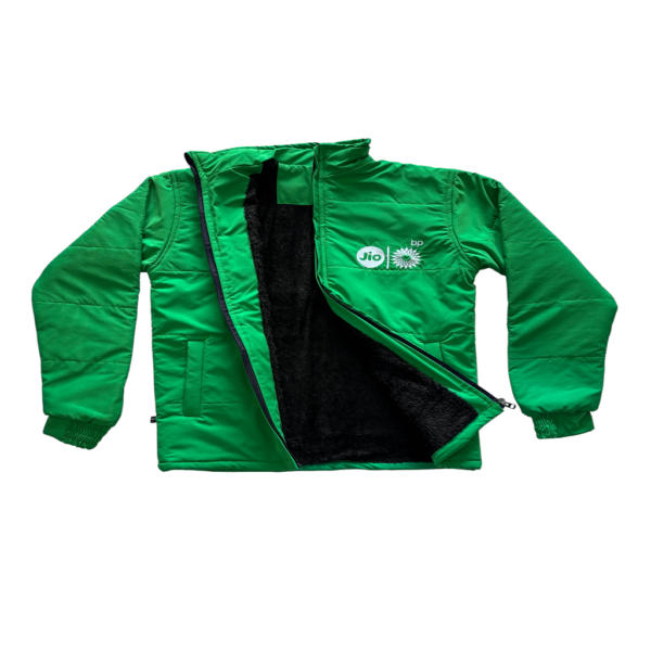 Jio Bp Petrol Pump Winter Jacket - Image 2