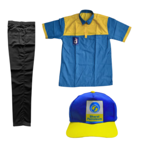 BPCL Bharat Petroleum DSM Uniform Set (Pant+Half Shirt+Cap)